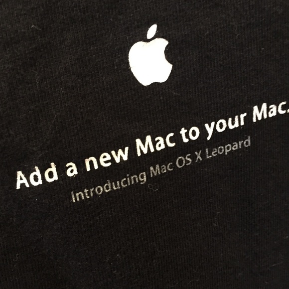 Apple computer OS X tee🐆Sz Large - Picture 5 of 5
